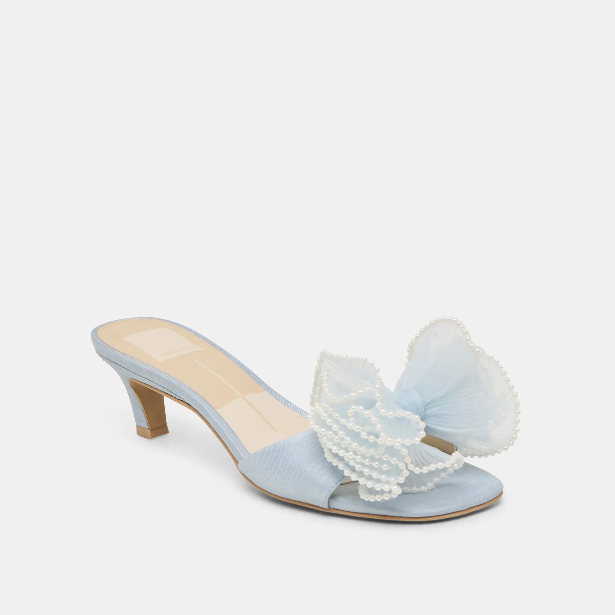 NARITA PEARL HEELS LIGHT BLUE SATIN sold by Dolce Vita product image thumbnail 2