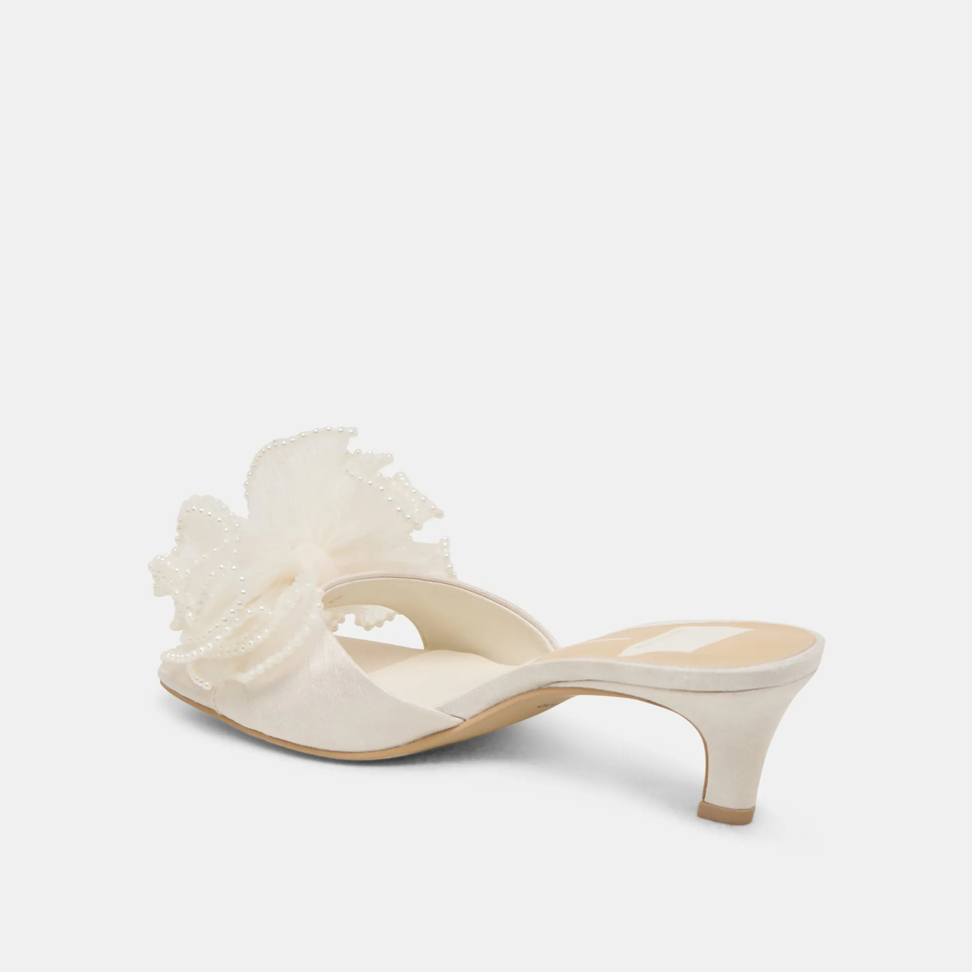 NARITA PEARL HEELS OFF WHITE SATIN sold by Dolce Vita product image thumbnail 5