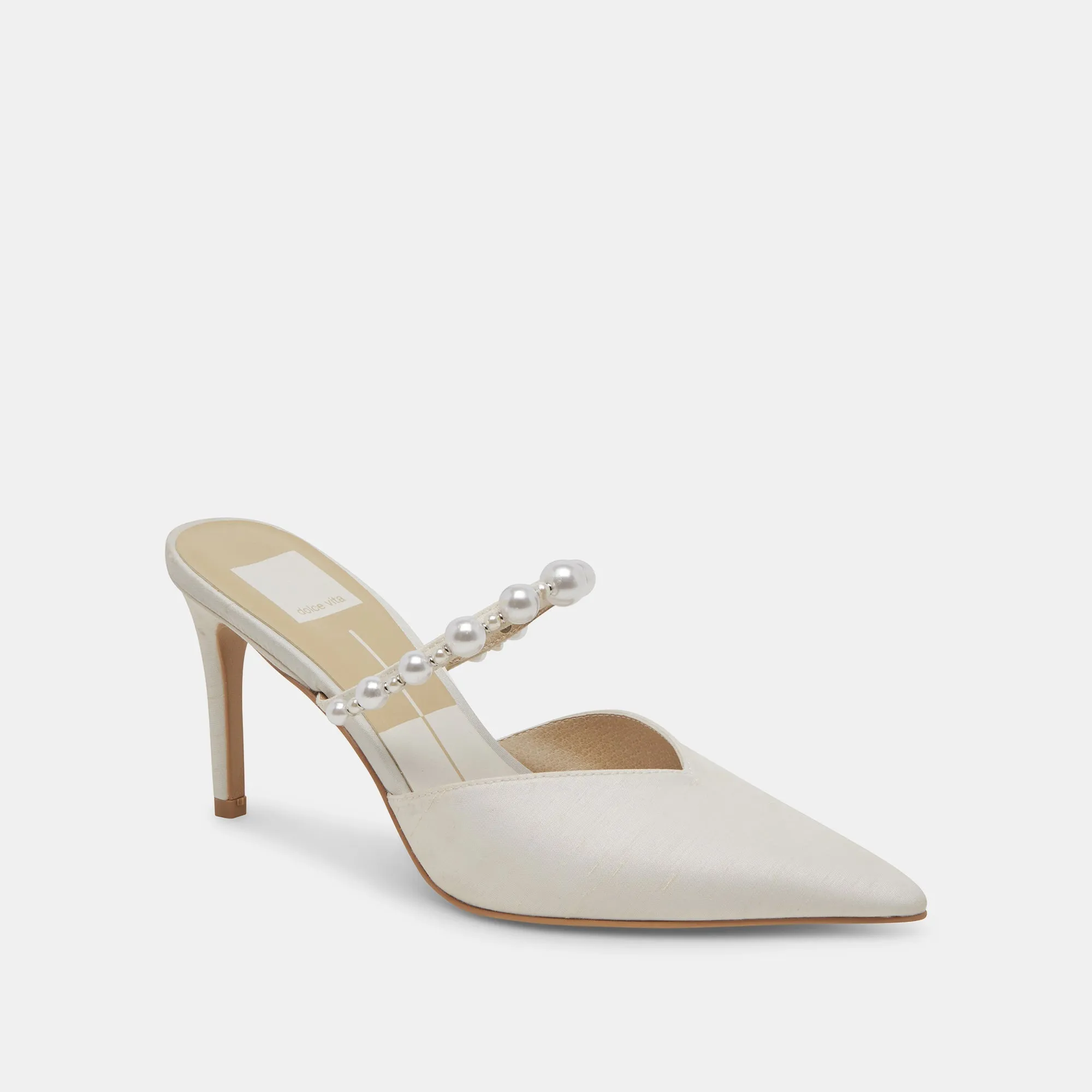 KANIKA PEARL HEELS VANILLA SILK - re:vita sold by Dolce Vita product image thumbnail 3