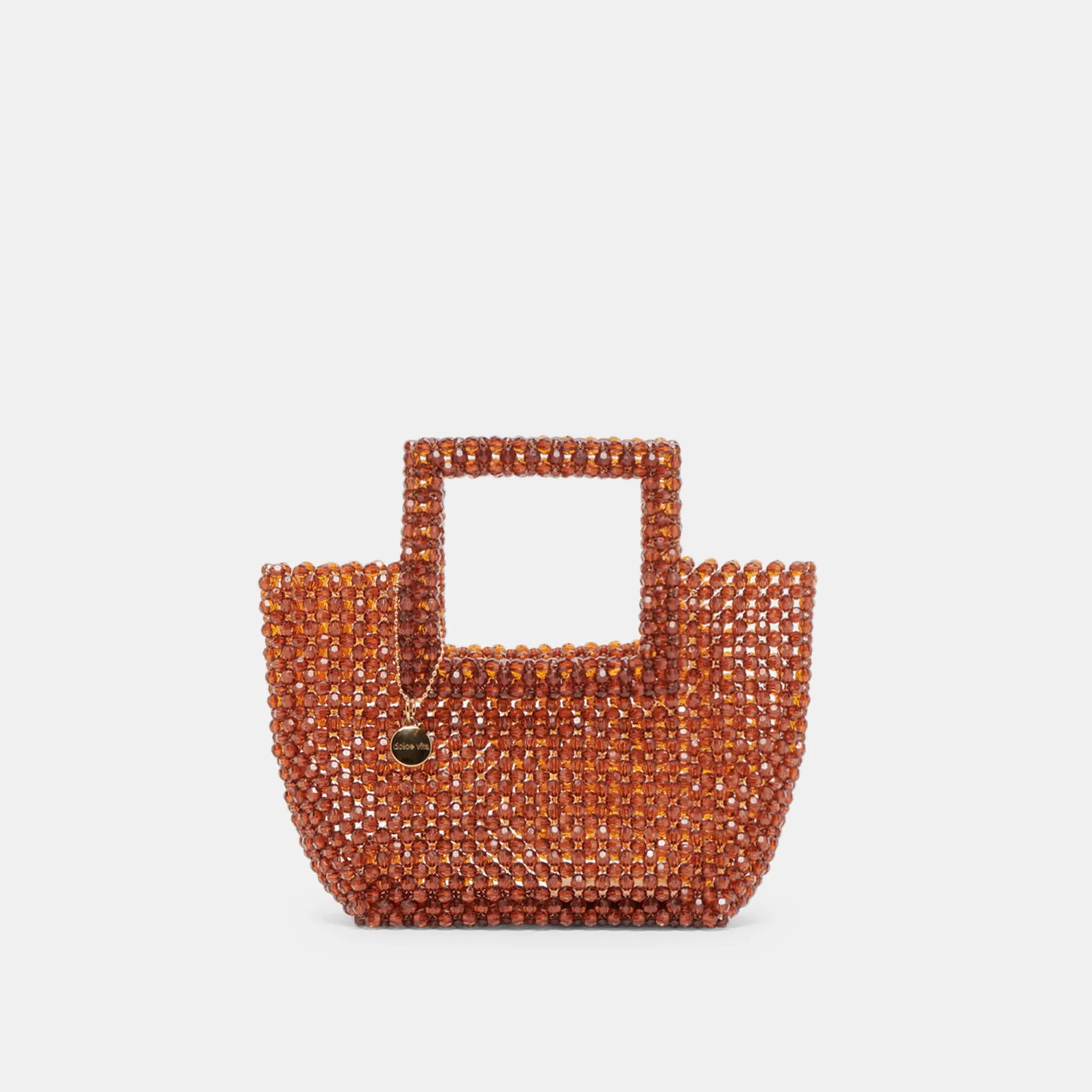 MAREL HANDBAG AMBER BEADED sold by Dolce Vita