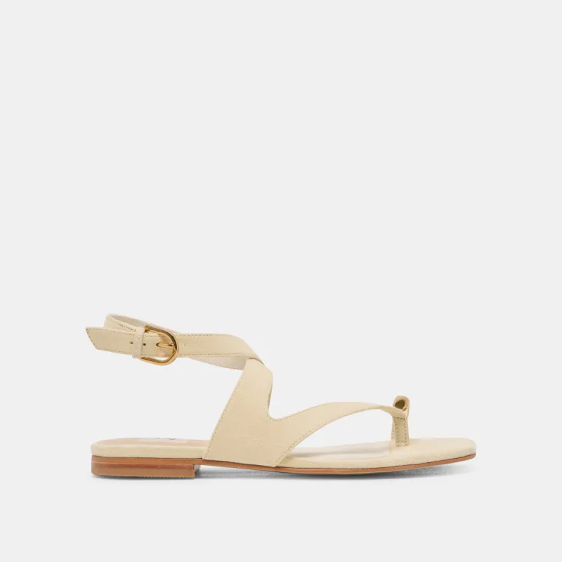 EARLA SANDALS NATURAL SUEDE sold by Dolce Vita