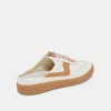 NOTICE SLIDE SNEAKERS WHITE PINK EYELET sold by Dolce Vita