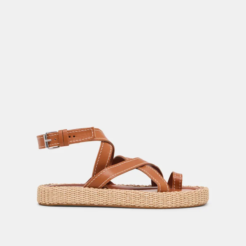 ROXIE SANDALS BROWN LEATHER sold by Dolce Vita