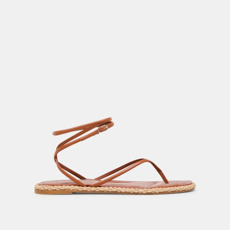 COVE SANDALS BROWN LEATHER sold by Dolce Vita