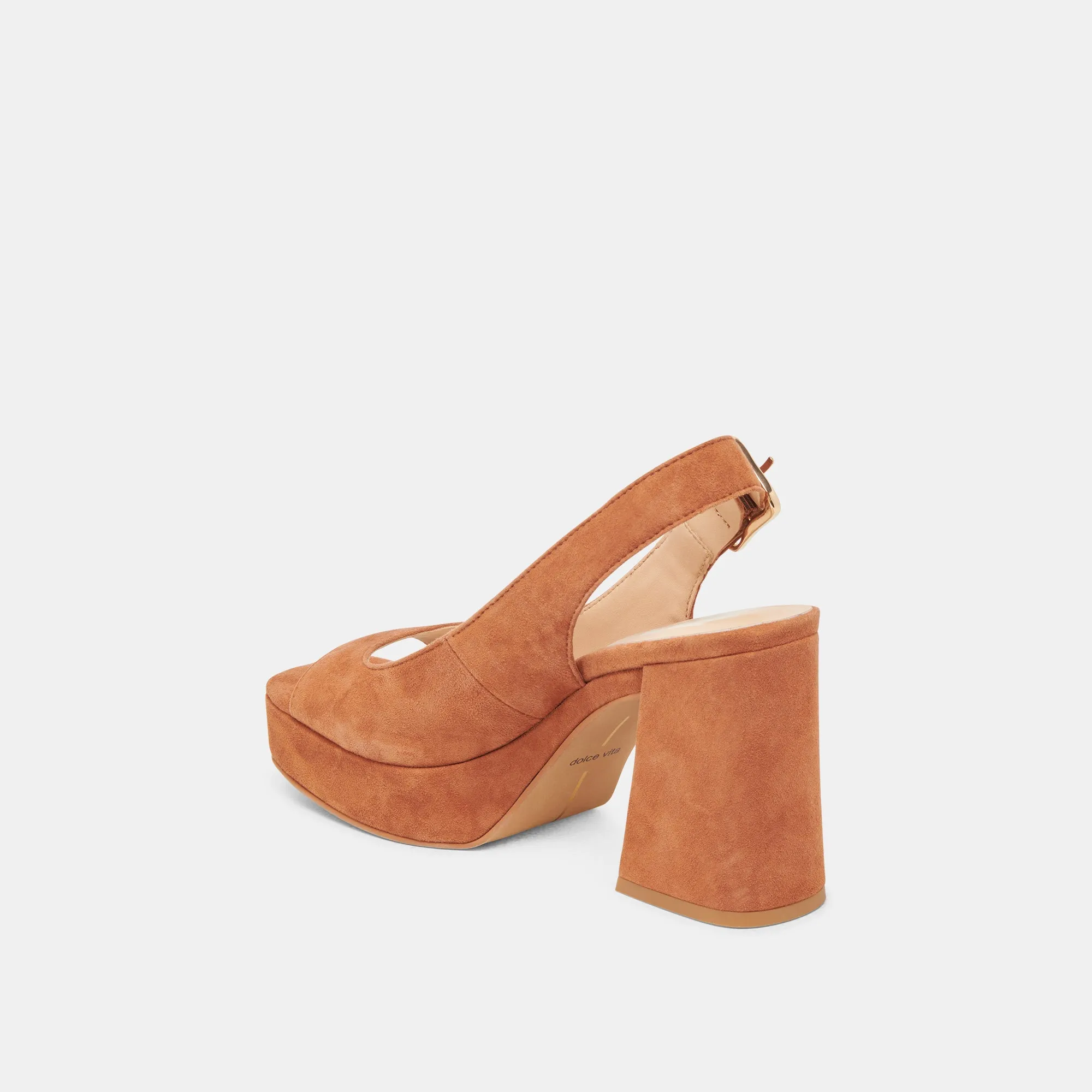 FLORES HEELS CARAMEL SUEDE sold by Dolce Vita product image thumbnail 5