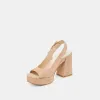 FLORES HEELS BAMBOO SUEDE sold by Dolce Vita