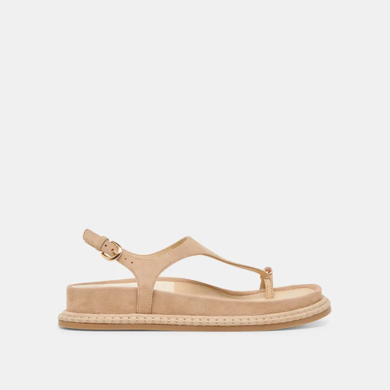 STEFAN GEMSTONE SANDALS BAMBOO SUEDE made by Dolce Vita