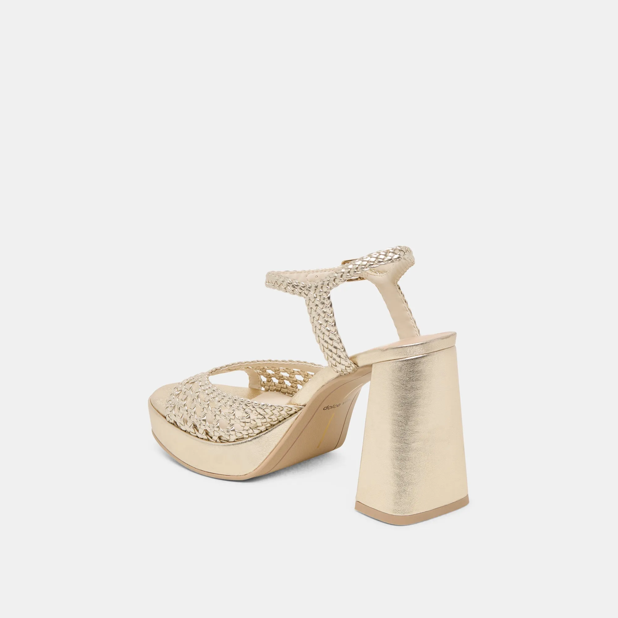 PEYTEN HEELS LIGHT GOLD WOVEN STELLA sold by Dolce Vita product image thumbnail 5