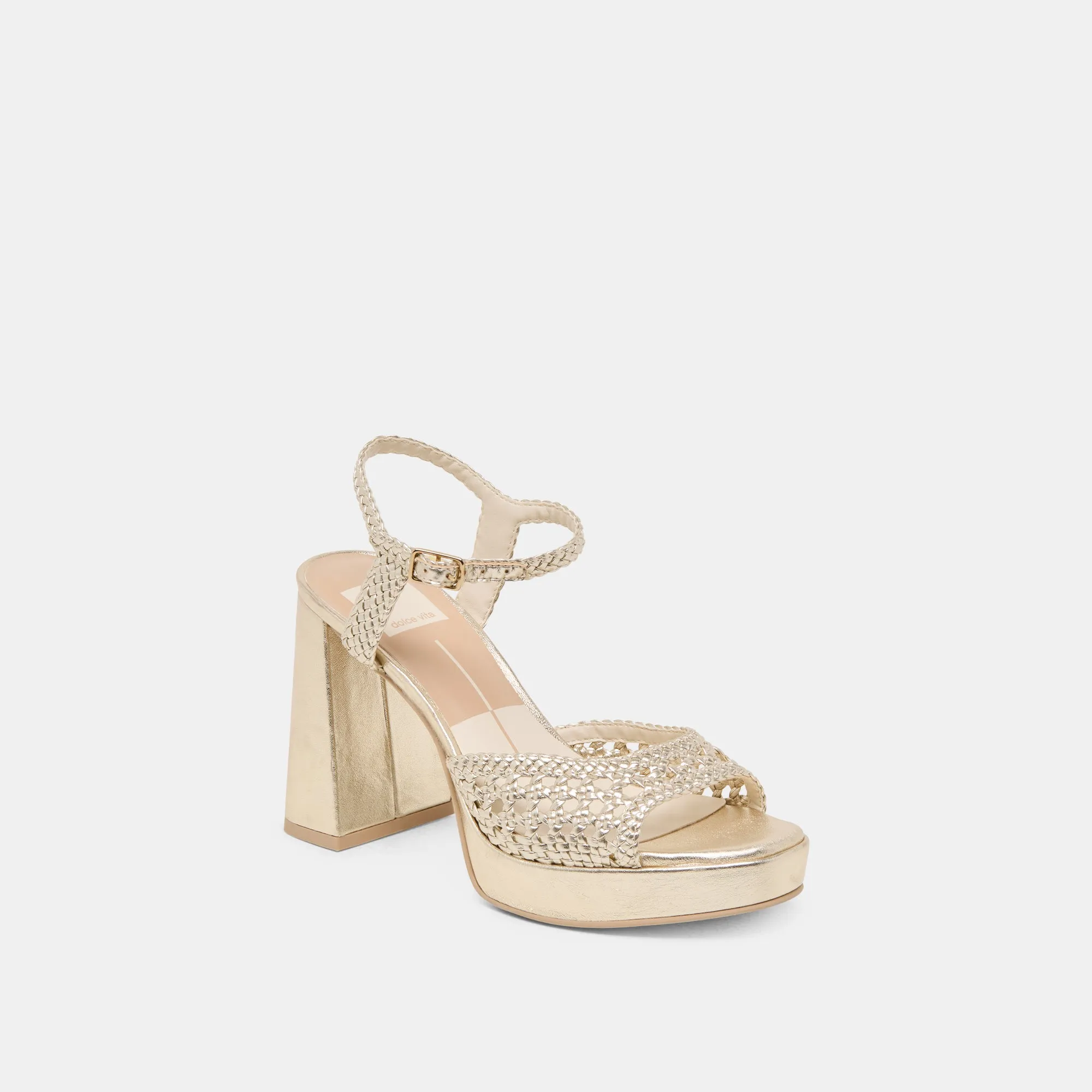 PEYTEN HEELS LIGHT GOLD WOVEN STELLA sold by Dolce Vita product image thumbnail 2