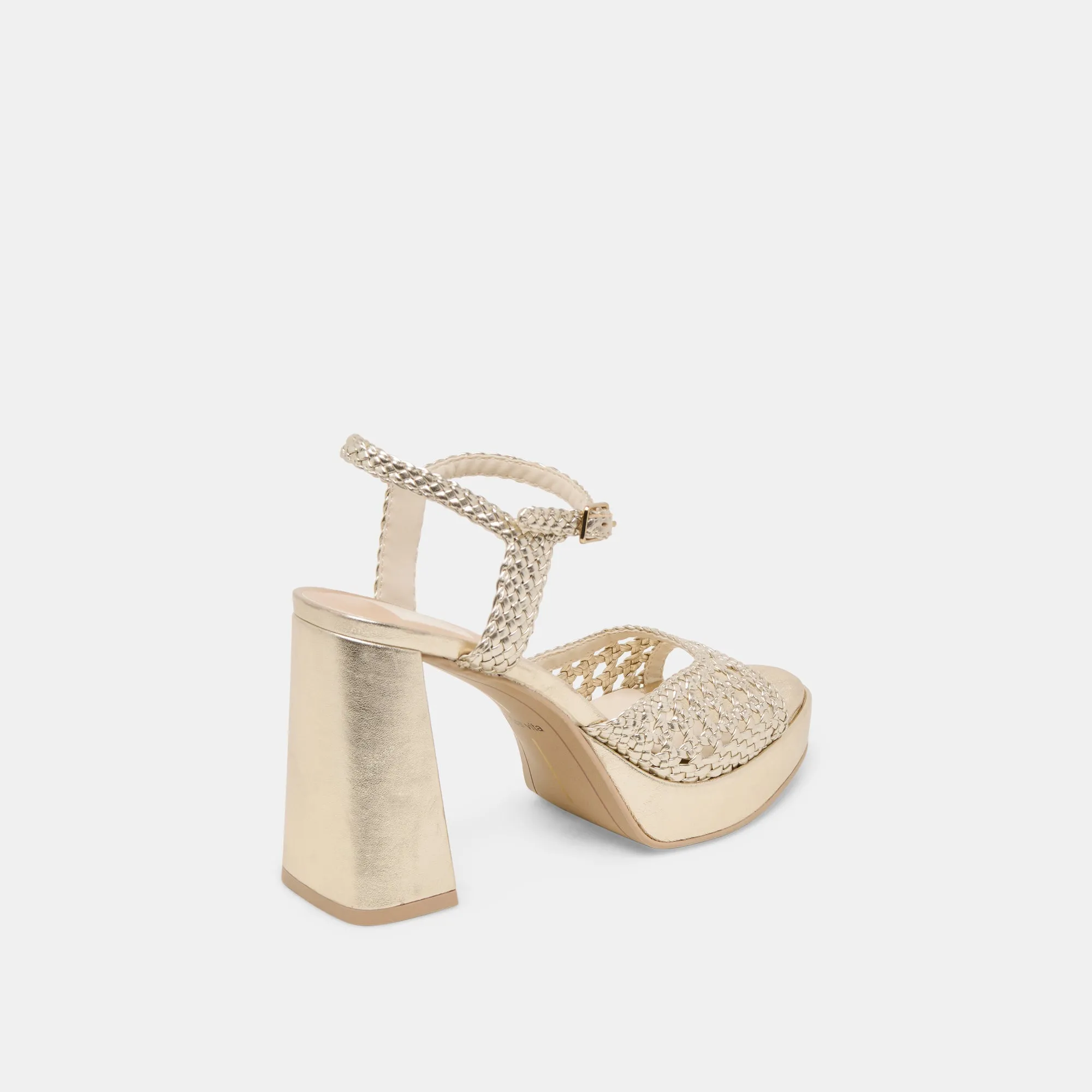 PEYTEN HEELS LIGHT GOLD WOVEN STELLA sold by Dolce Vita product image thumbnail 3
