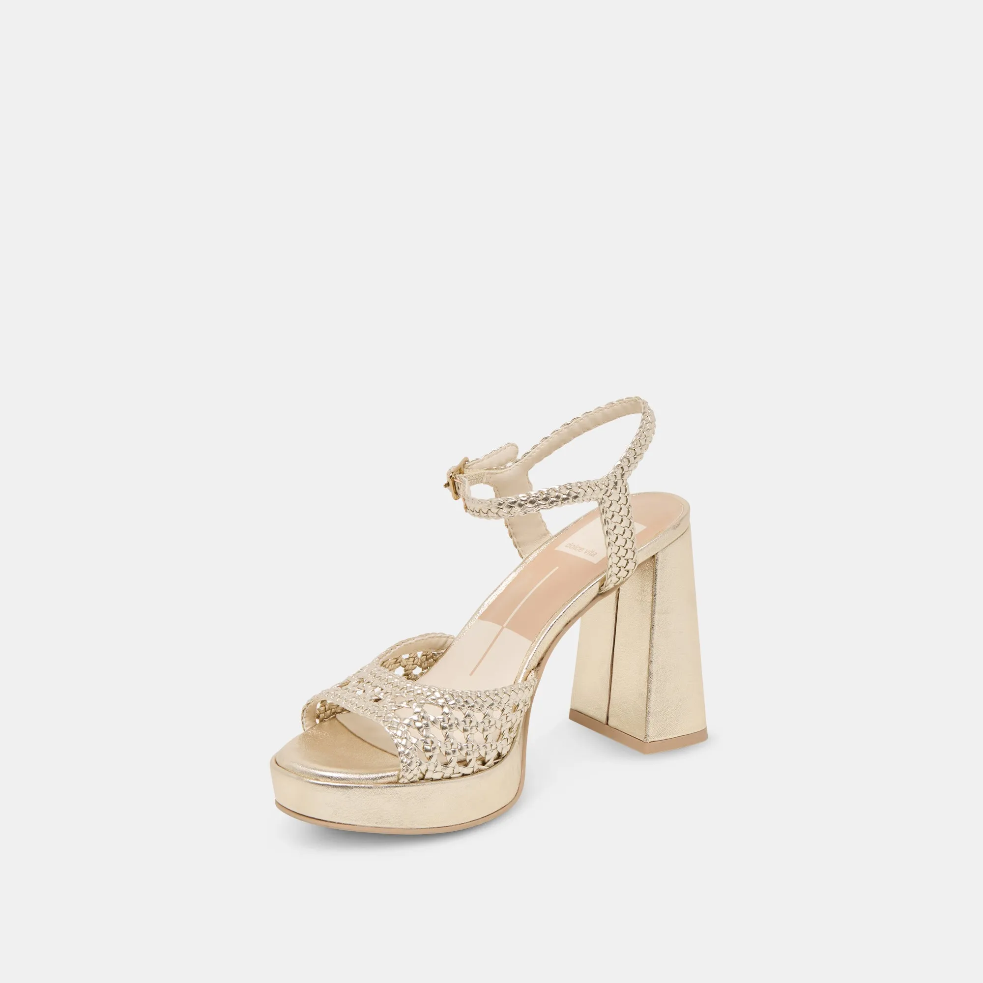PEYTEN HEELS LIGHT GOLD WOVEN STELLA sold by Dolce Vita product image thumbnail 4