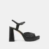PEYTEN HEELS BLACK WOVEN STELLA sold by Dolce Vita
