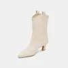 TAVLA BOOTS OFF WHITE LEATHER sold by Dolce Vita