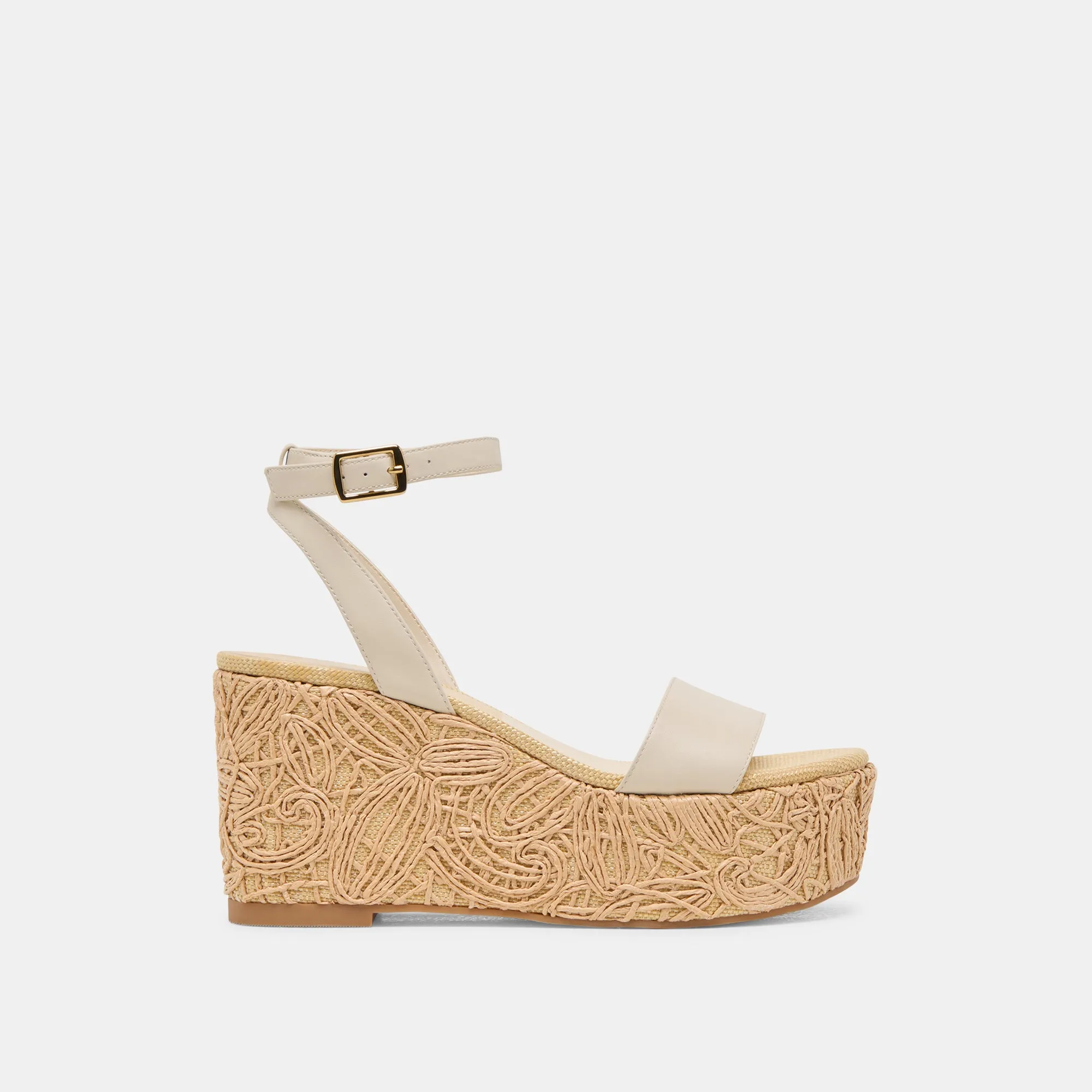 TALISA WEDGES IVORY LEATHER sold by Dolce Vita