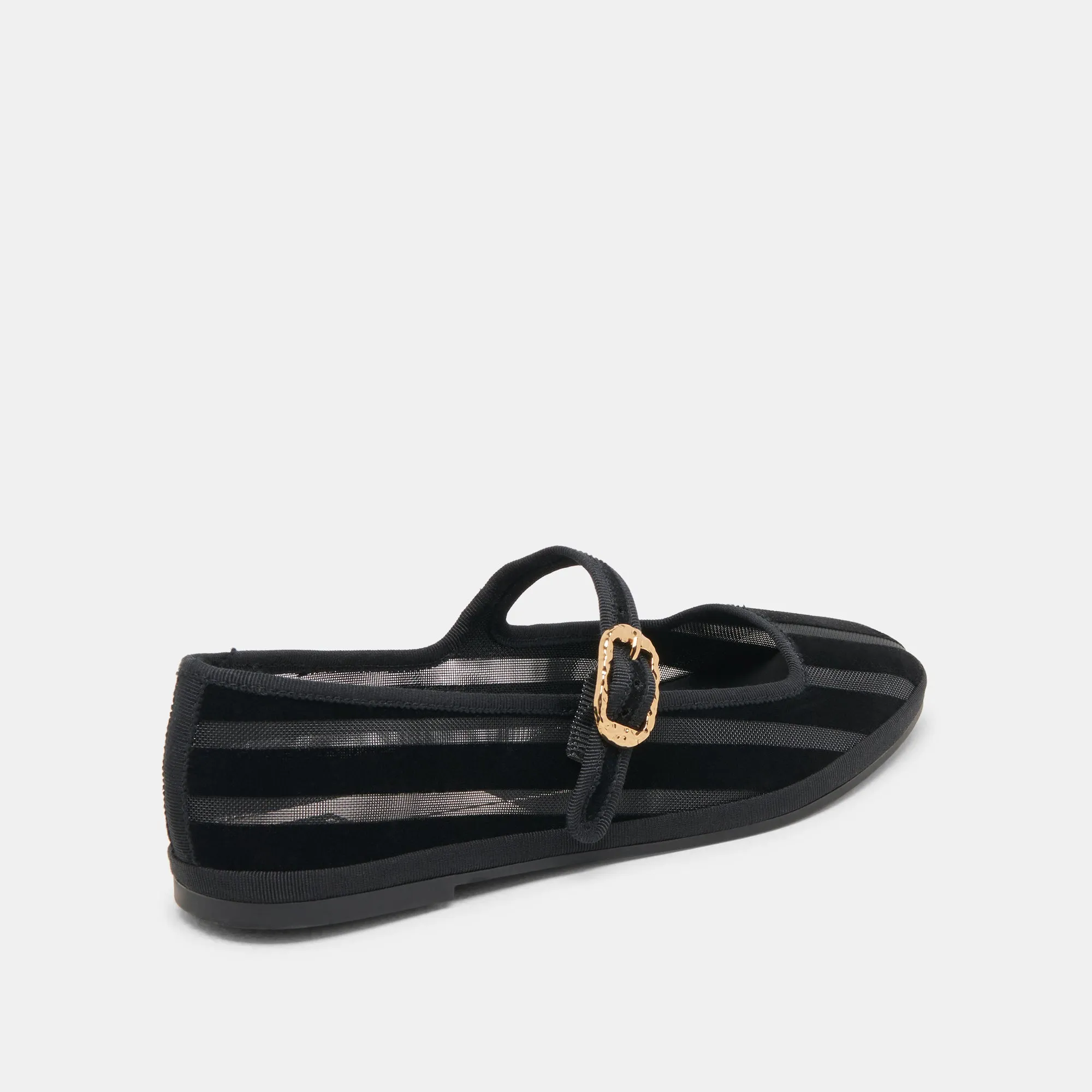 TAMEKA BALLET FLATS BLACK STRIPE MESH sold by Dolce Vita product image thumbnail 3