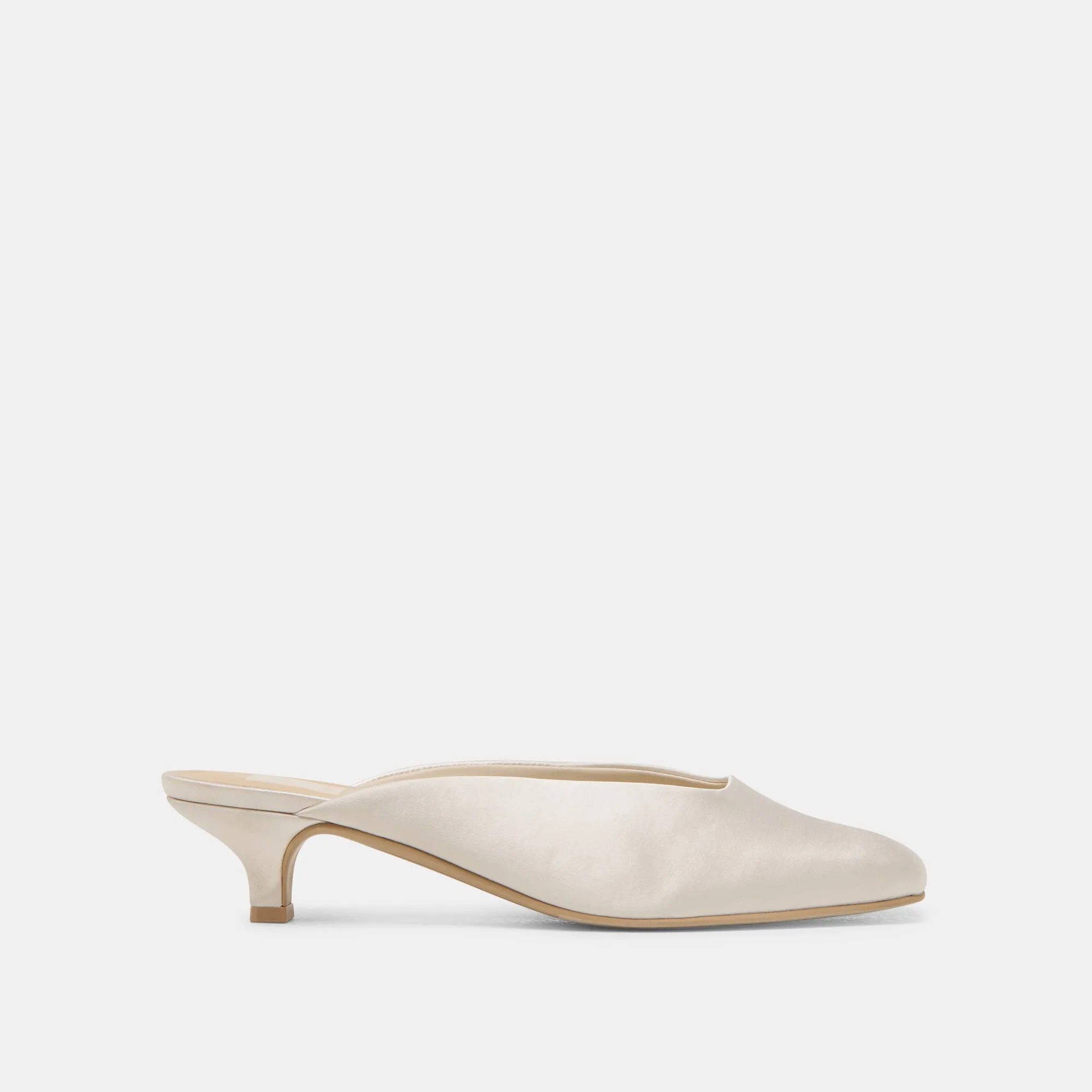 UMARA HEELS IVORY SATIN sold by Dolce Vita