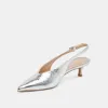 ALENNA HEELS SILVER DISTRESSED LEATHER sold by Dolce Vita