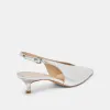 ALENNA HEELS SILVER DISTRESSED LEATHER sold by Dolce Vita