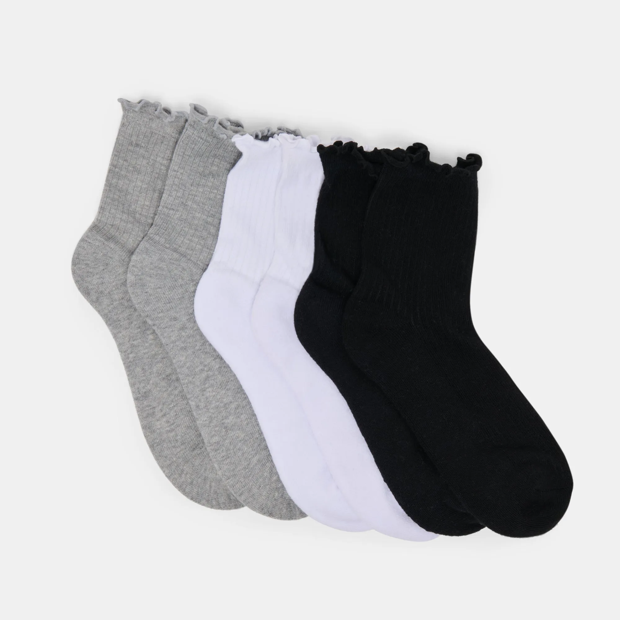 LETTUCE EDGE SOCKS 3 PACK MULTI sold by Dolce Vita
