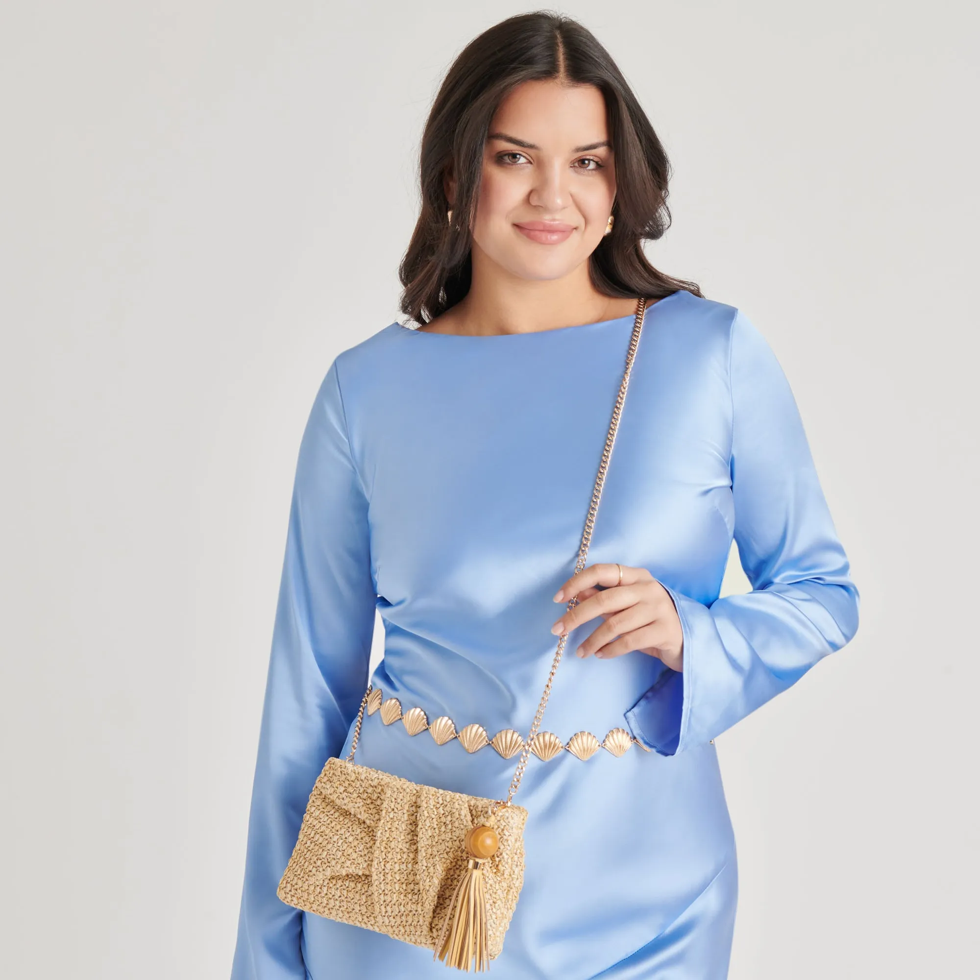 LORENA CLUTCH NATURAL RAFFIA sold by Dolce Vita product image thumbnail 2