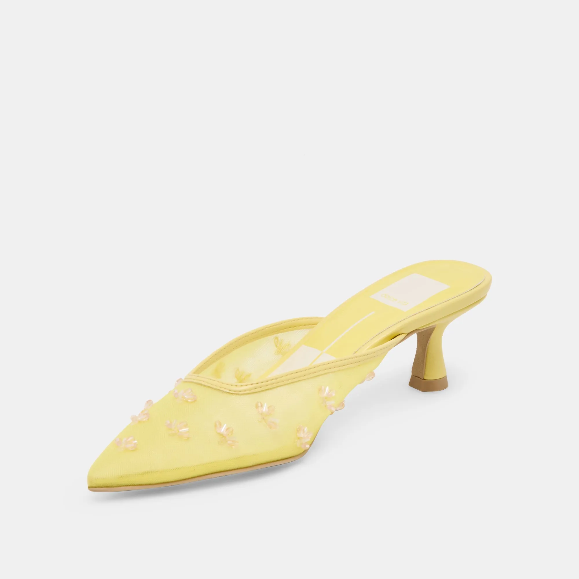 CLARA WIDE HEELS LEMON MESH sold by Dolce Vita product image thumbnail 4