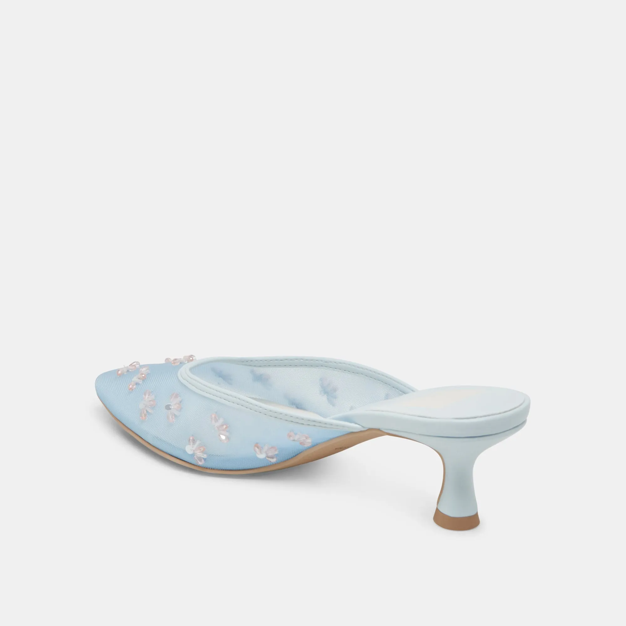 CLARA WIDE HEELS ICE BLUE MESH sold by Dolce Vita product image thumbnail 5