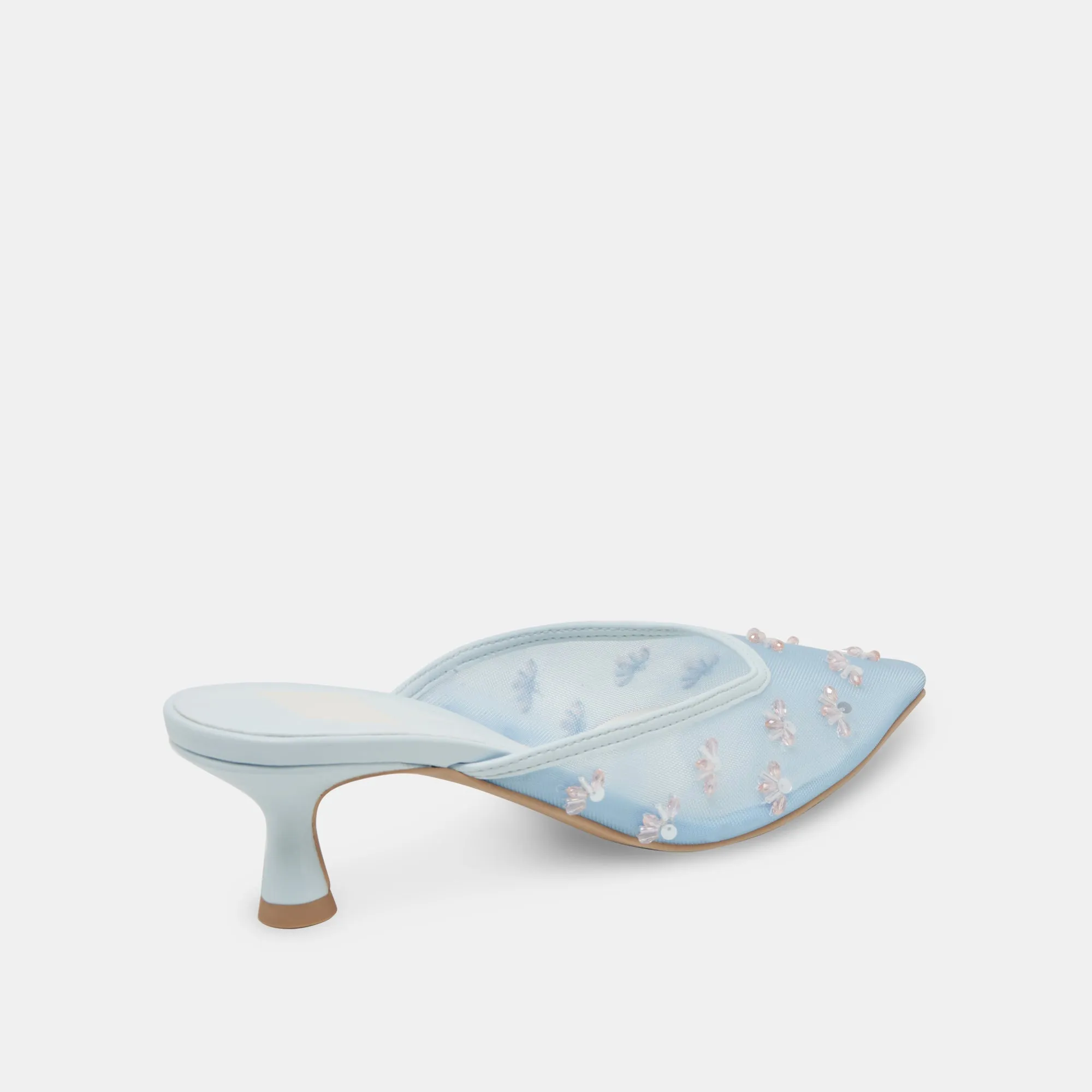 CLARA WIDE HEELS ICE BLUE MESH sold by Dolce Vita product image thumbnail 3