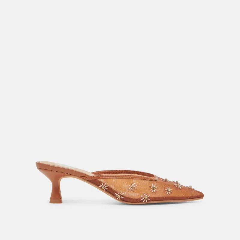 CLARA WIDE HEELS SADDLE MESH sold by Dolce Vita