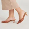 CLARA WIDE HEELS SADDLE MESH sold by Dolce Vita