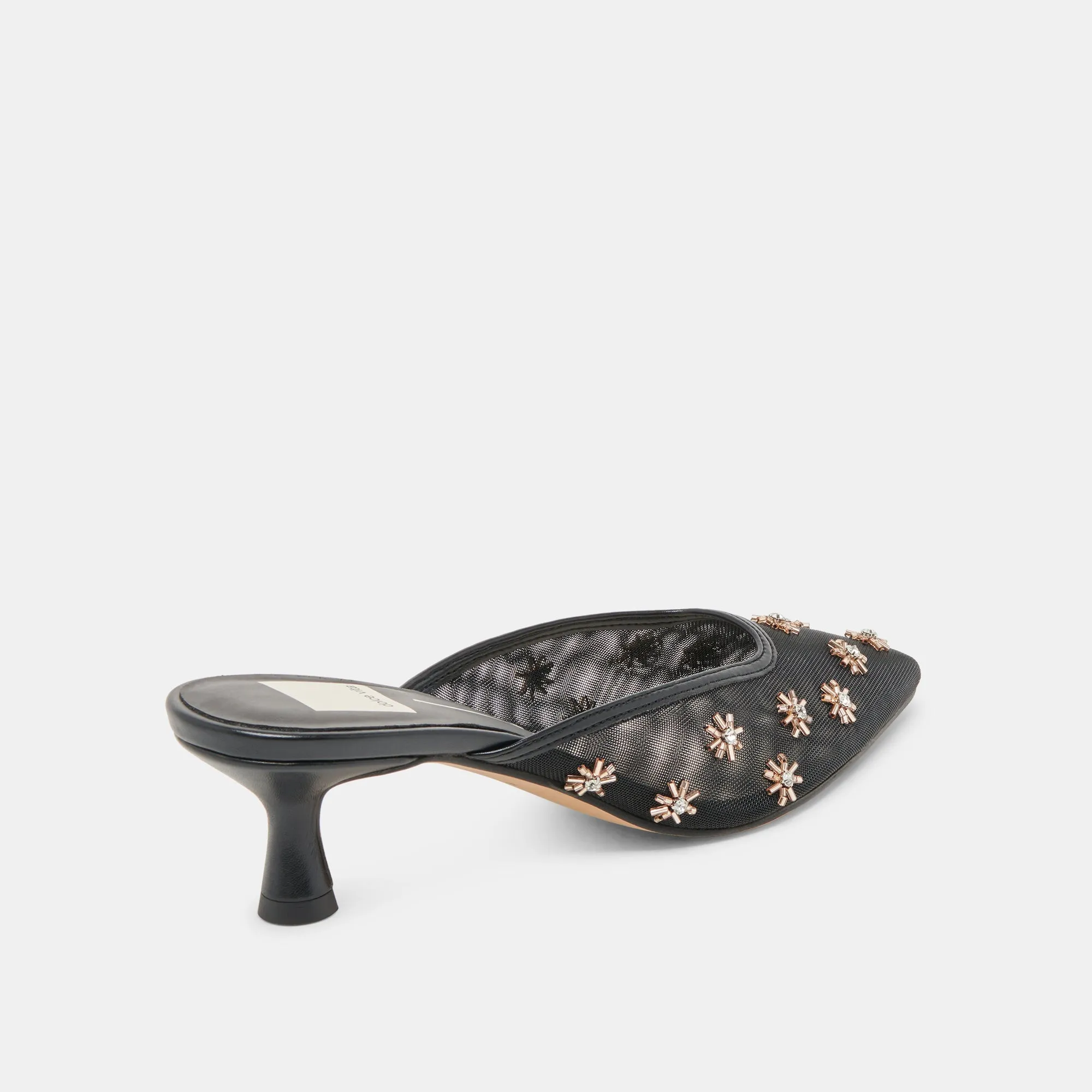 CLARA WIDE HEELS BLACK MESH sold by Dolce Vita product image thumbnail 3