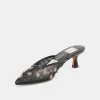 CLARA WIDE HEELS BLACK MESH sold by Dolce Vita