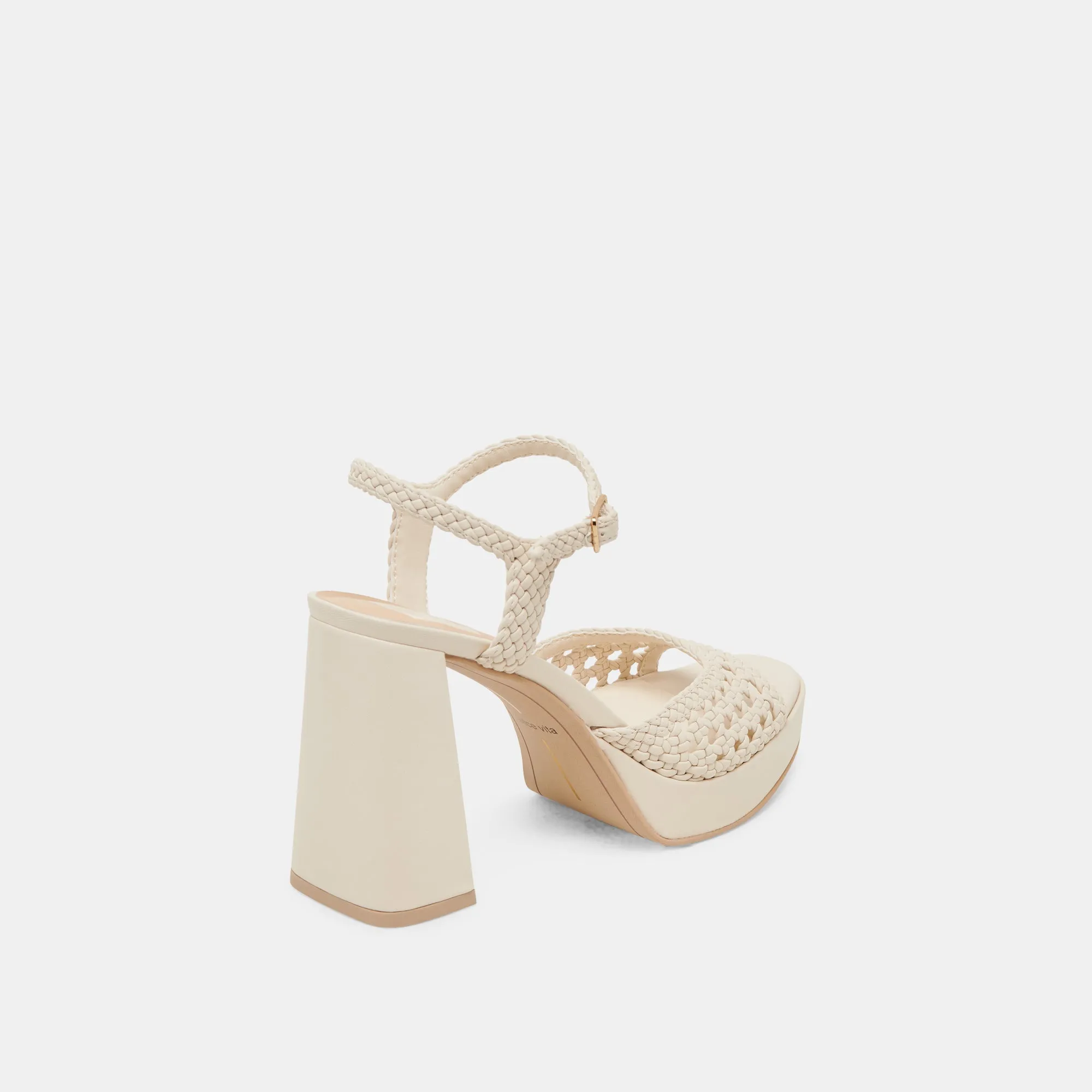 PEYTEN WIDE HEELS CREME WOVEN STELLA sold by Dolce Vita product image thumbnail 3