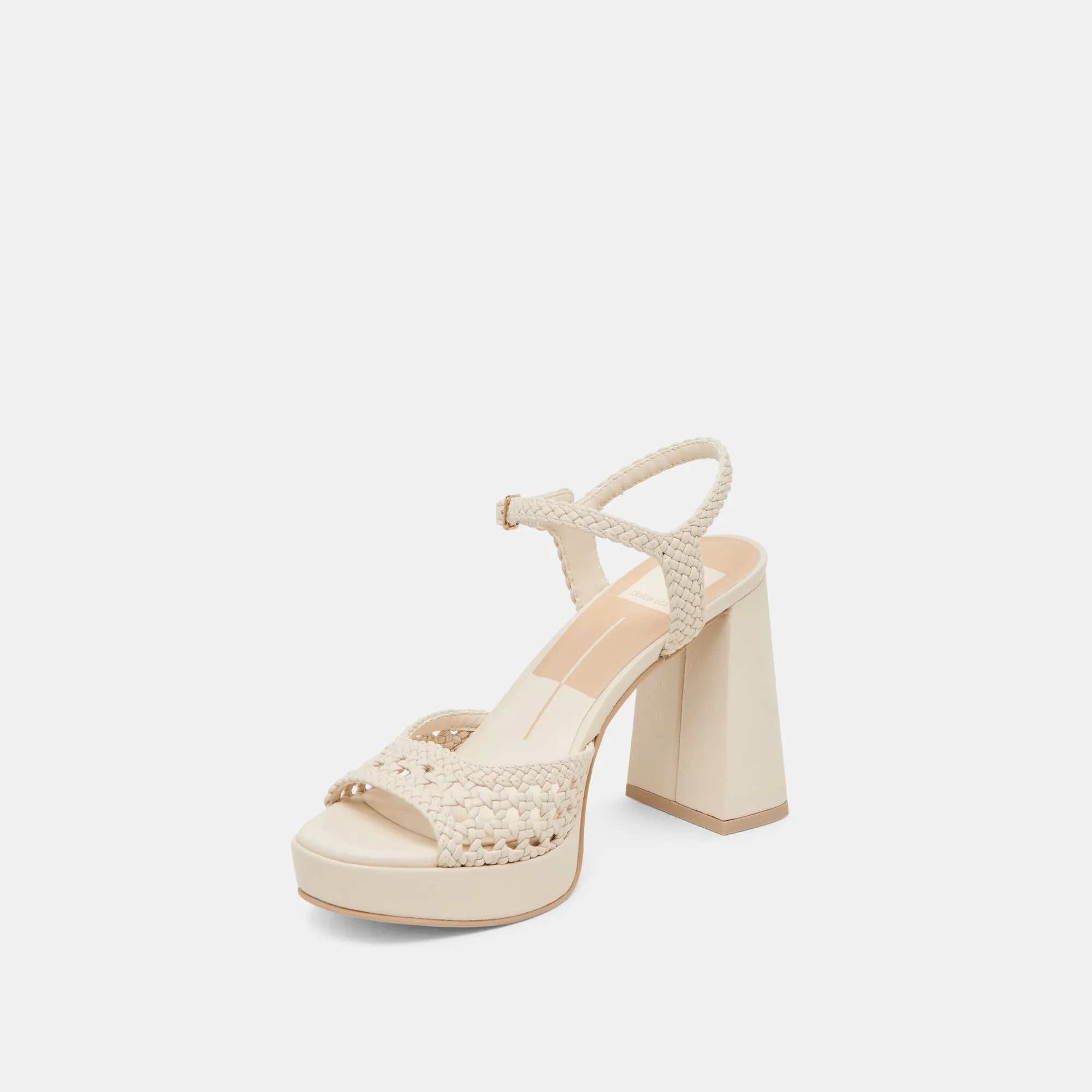 PEYTEN WIDE HEELS CREME WOVEN STELLA sold by Dolce Vita product image thumbnail 4