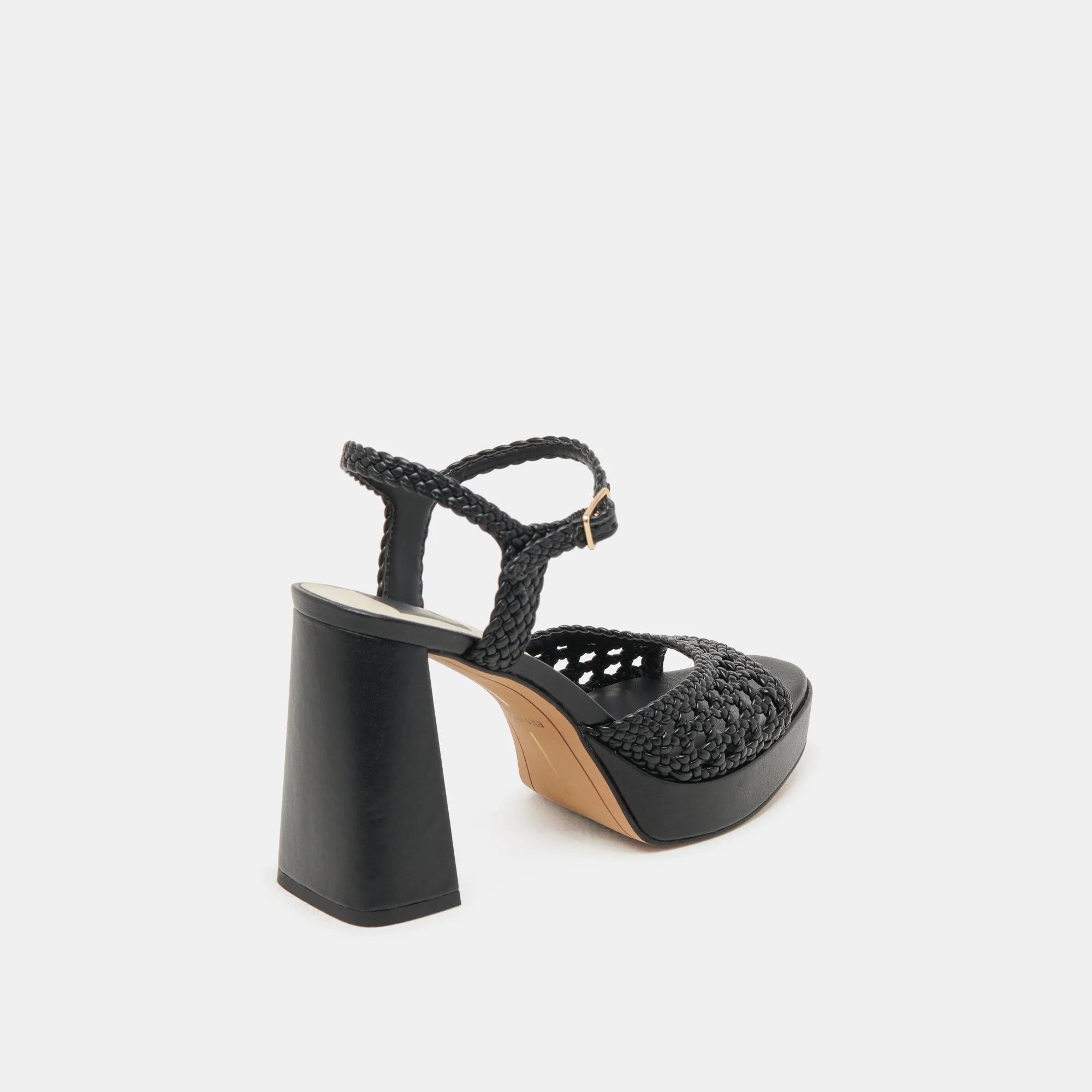 PEYTEN WIDE HEELS BLACK WOVEN STELLA sold by Dolce Vita product image thumbnail 3