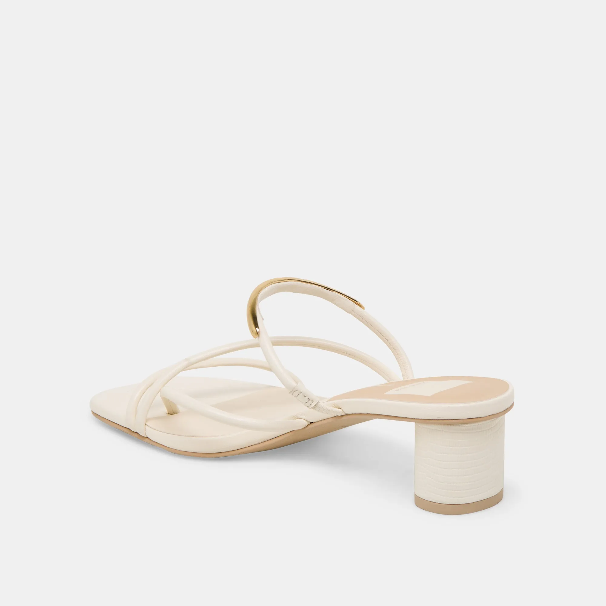 NAIRA HEELS OFF WHITE LEATHER sold by Dolce Vita product image thumbnail 5