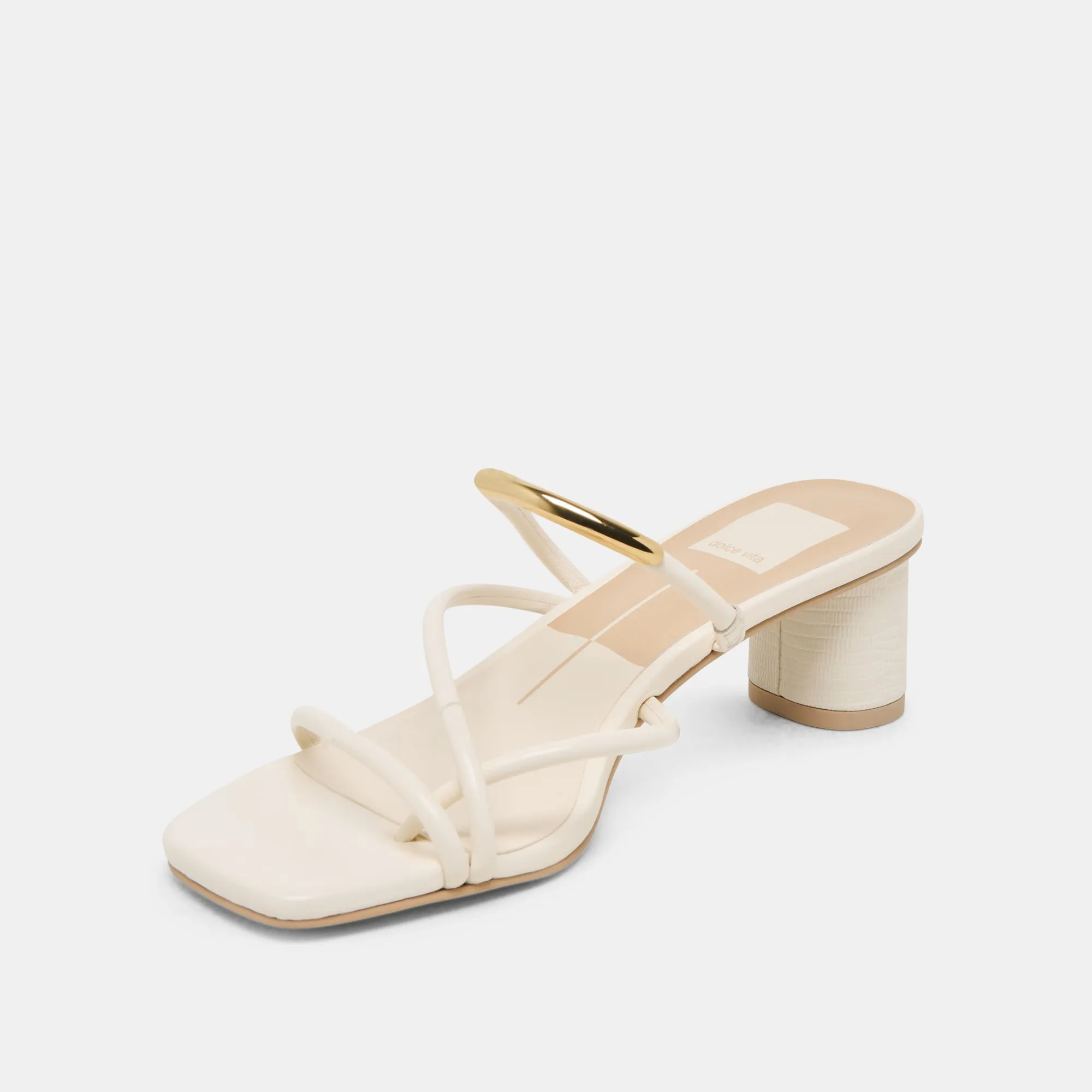 NAIRA HEELS OFF WHITE LEATHER sold by Dolce Vita product image thumbnail 4