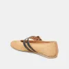 BAYLEE WIDE BALLET FLATS NATURAL RAFFIA sold by Dolce Vita