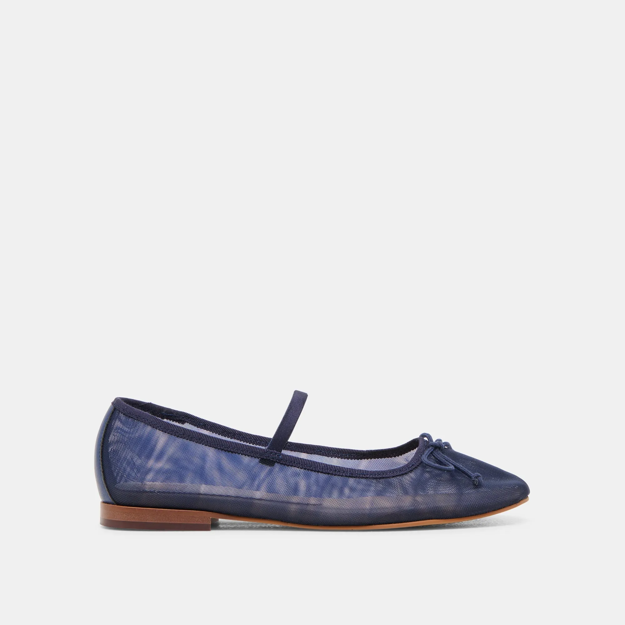 CADEL BALLET FLATS NAVY MESH sold by Dolce Vita
