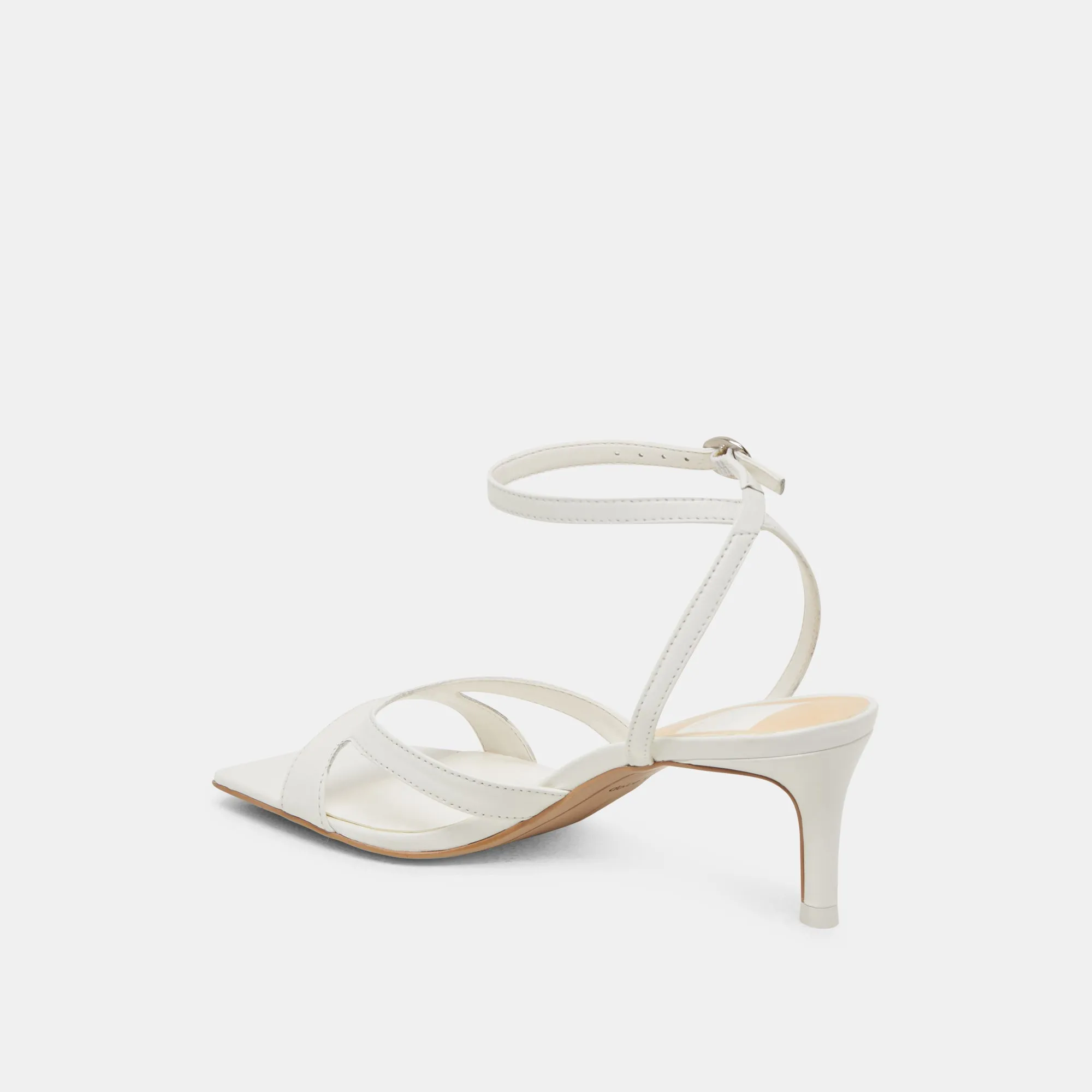 BECKI WIDE HEELS TRUE WHITE LEATHER sold by Dolce Vita product image thumbnail 5
