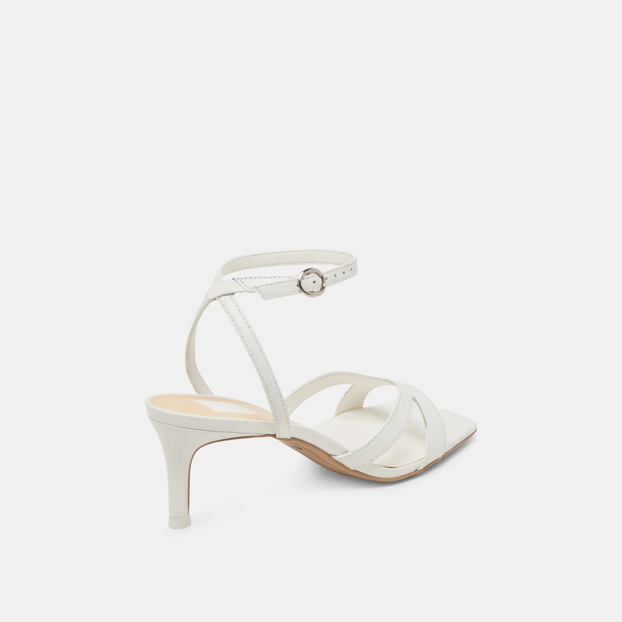 BECKI WIDE HEELS TRUE WHITE LEATHER sold by Dolce Vita product image thumbnail 3
