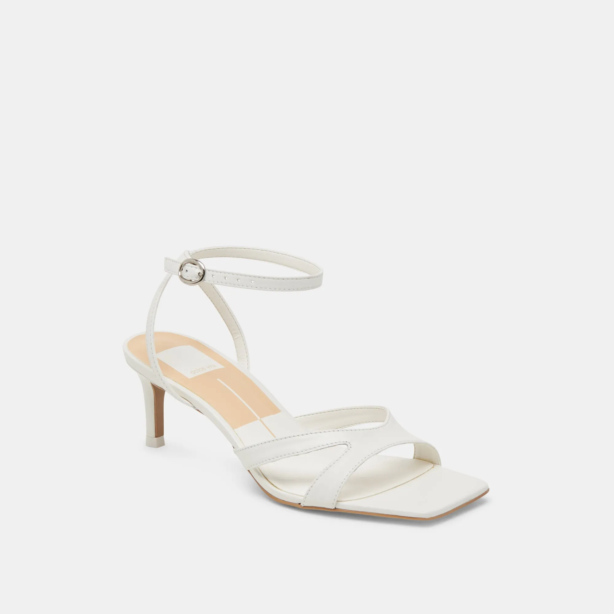 BECKI WIDE HEELS TRUE WHITE LEATHER sold by Dolce Vita product image thumbnail 2