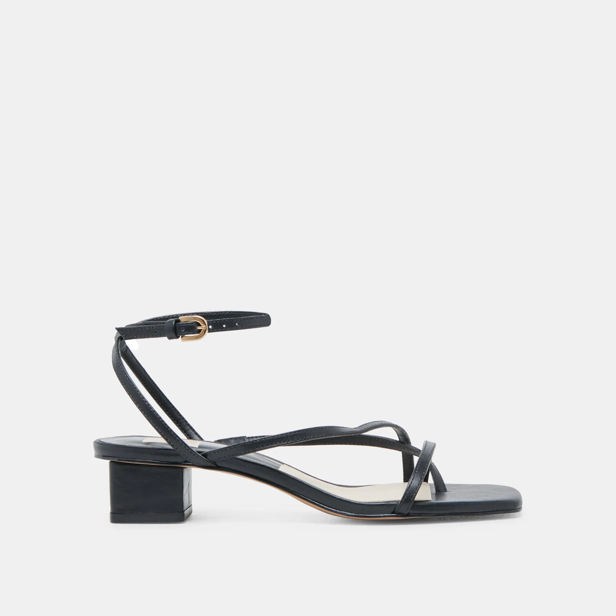 KARLOS SANDALS BLACK LEATHER sold by Dolce Vita