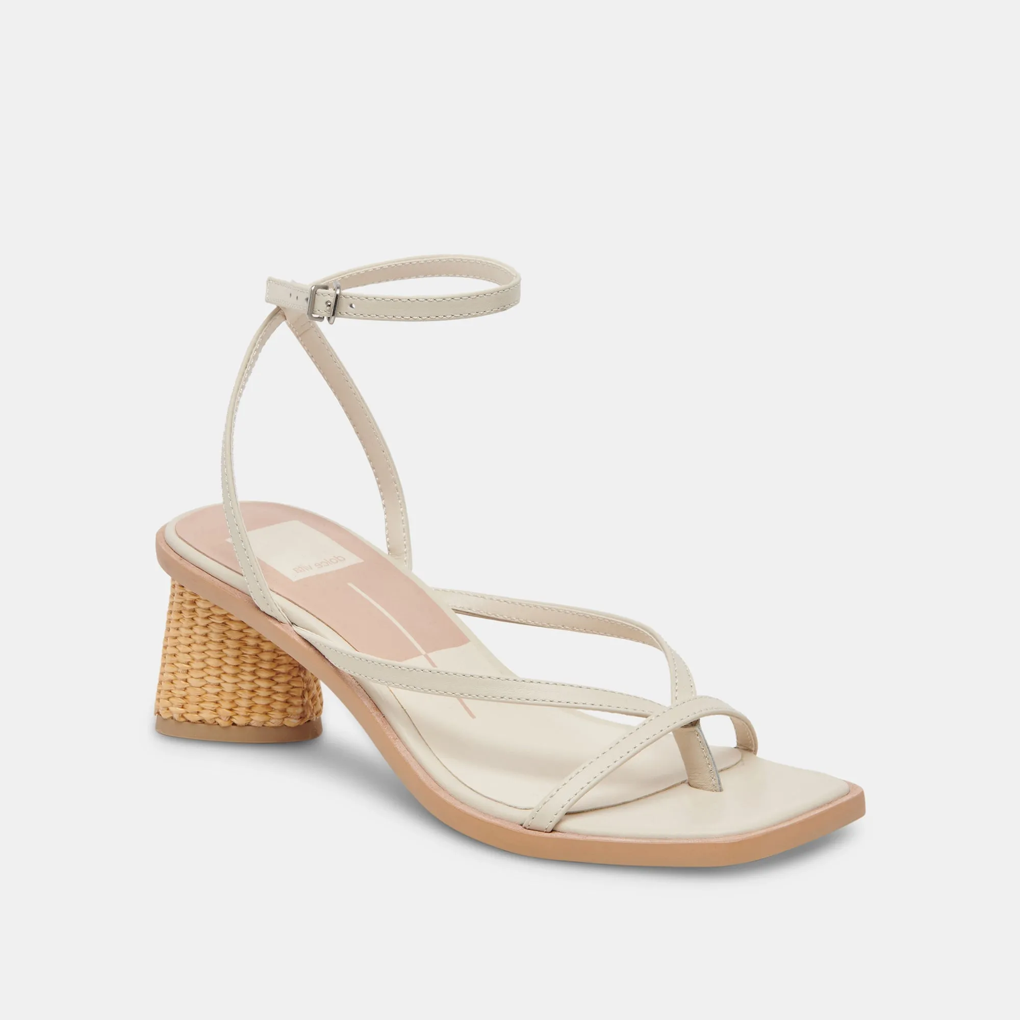 BANITA WIDE SANDALS IVORY LEATHER - re:vita sold by Dolce Vita product image thumbnail 2