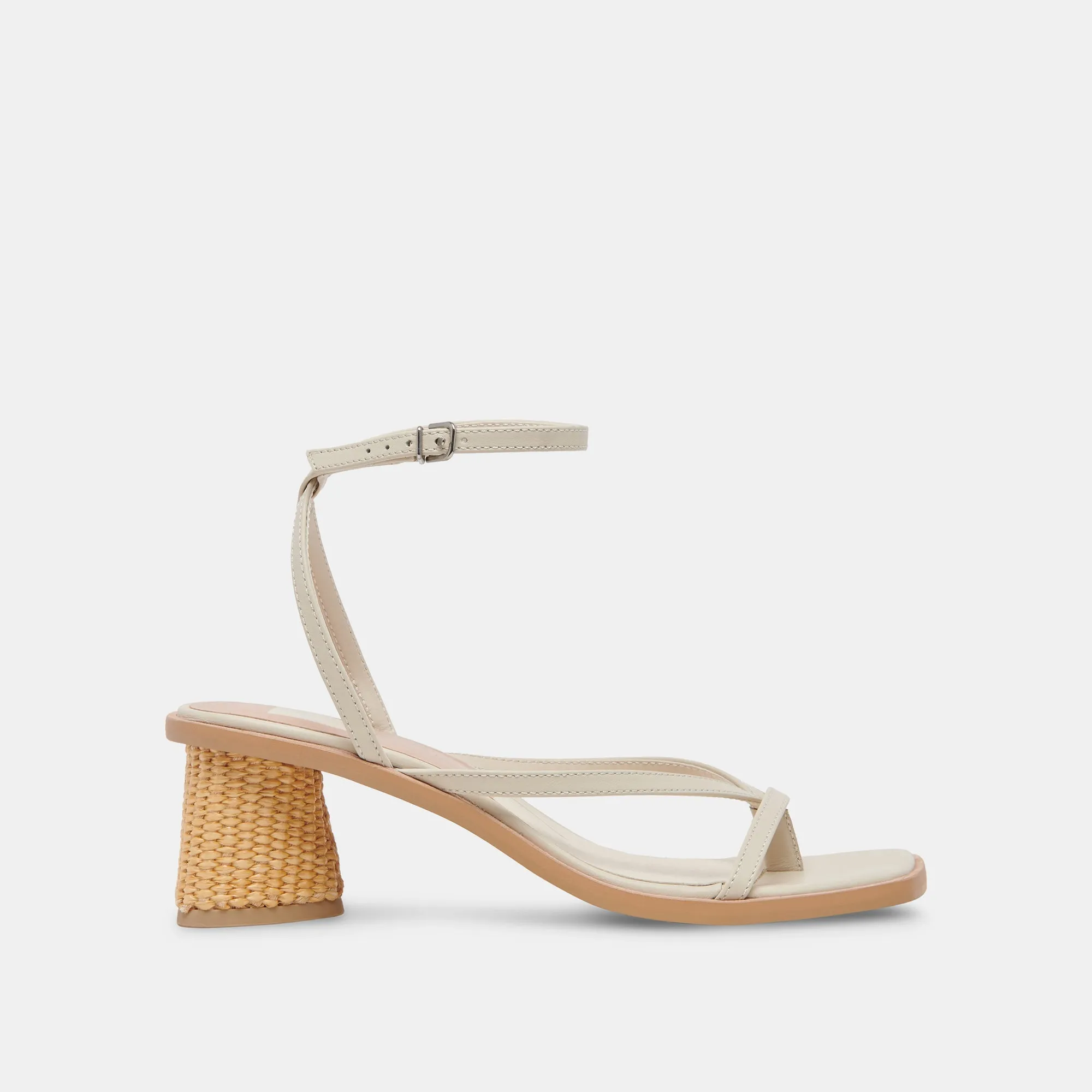 BANITA WIDE SANDALS IVORY LEATHER - re:vita sold by Dolce Vita