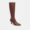 AUGGIE EXTRA WIDE CALF BOOTS CHOCOLATE LEATHER - re:vita sold by Dolce Vita