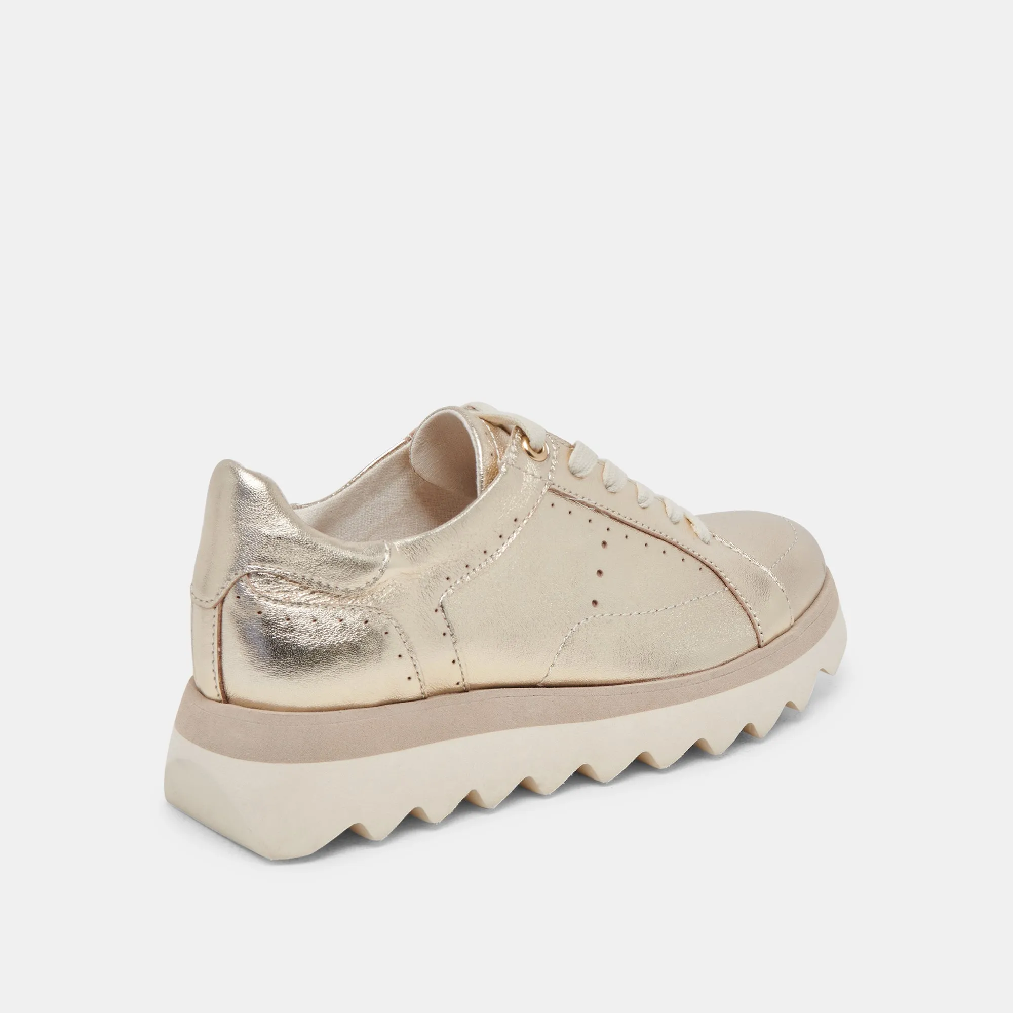 JORGIE SNEAKERS PLATINUM METALLIC LEATHER - re:vita sold by Dolce Vita product image thumbnail 3