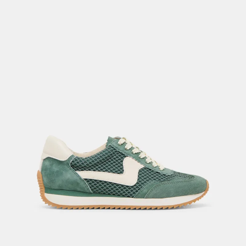 B.NTCD MESH SNEAKERS DK GREEN WOVEN MESH sold by Dolce Vita