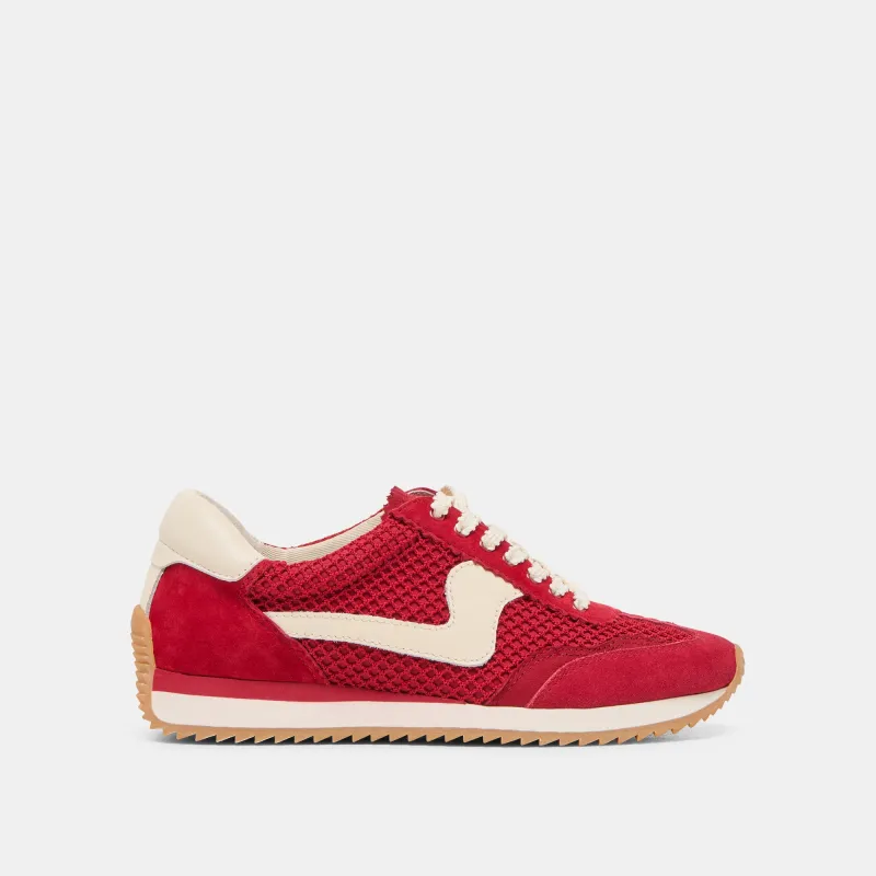 B.NTCD MESH SNEAKERS CRIMSON WOVEN MESH sold by Dolce Vita