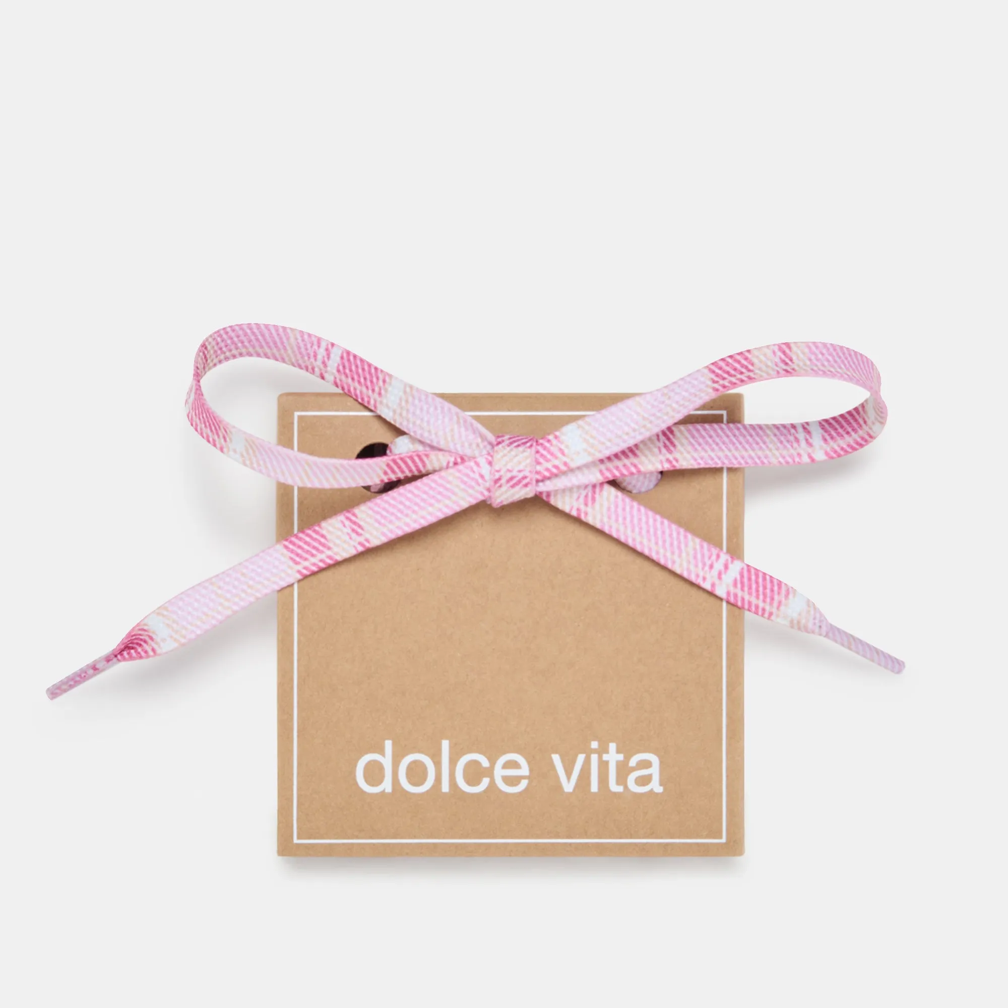 PREPPY PLAID LACE PINK MULTI sold by Dolce Vita
