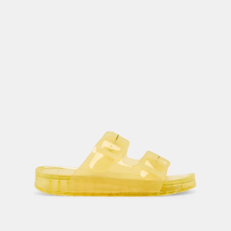 JULIO SANDALS LEMON VINYL sold by Dolce Vita
